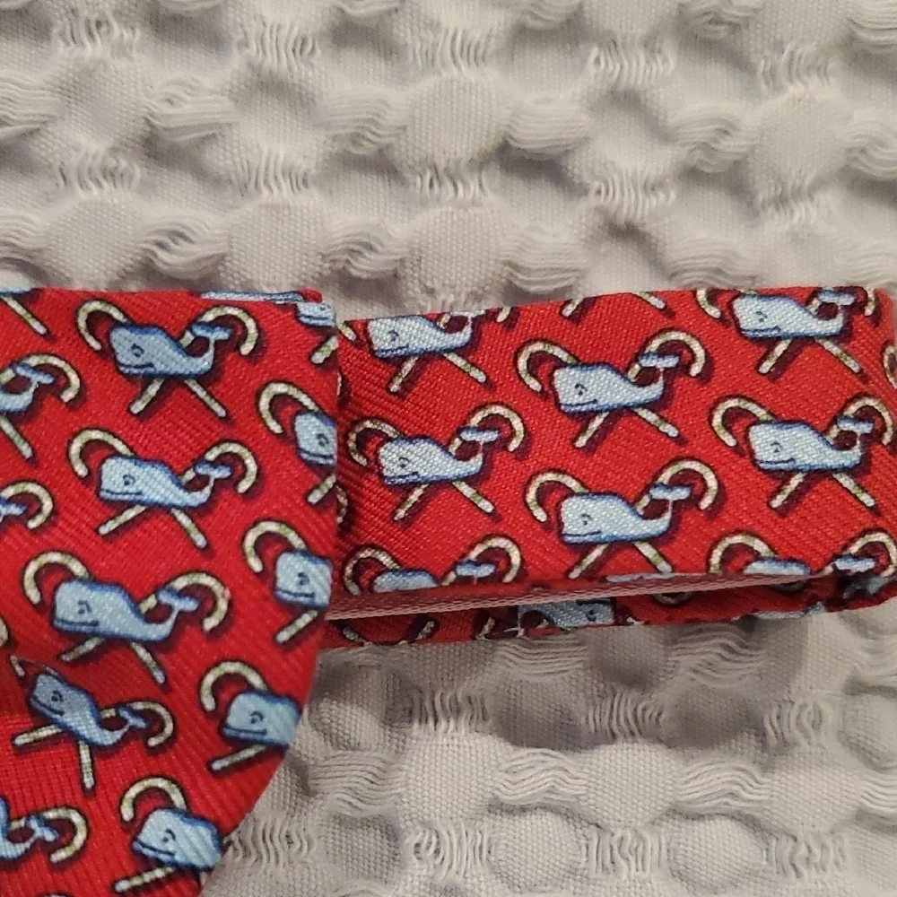 Vineyard Vines Red and Blue Kids Bow Tie (48)